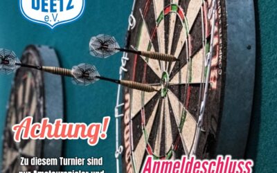 Dartturnier im Sporthaus