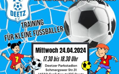 Schnuppertraining beim FC Deetz