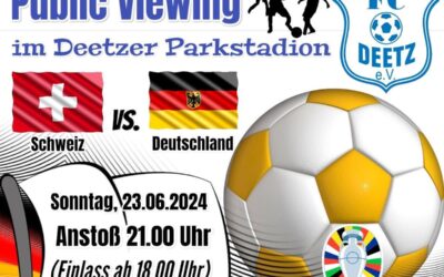 Auch zum letzten Gruppenspiel gibt es ein Public-Viewing