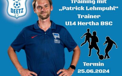 Training mit Hertha-Coach Patrick Lehmpuhl