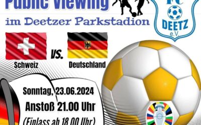 „Nach dem Spiel ist vor dem Spiel“ – Public Viewing im Sporthaus