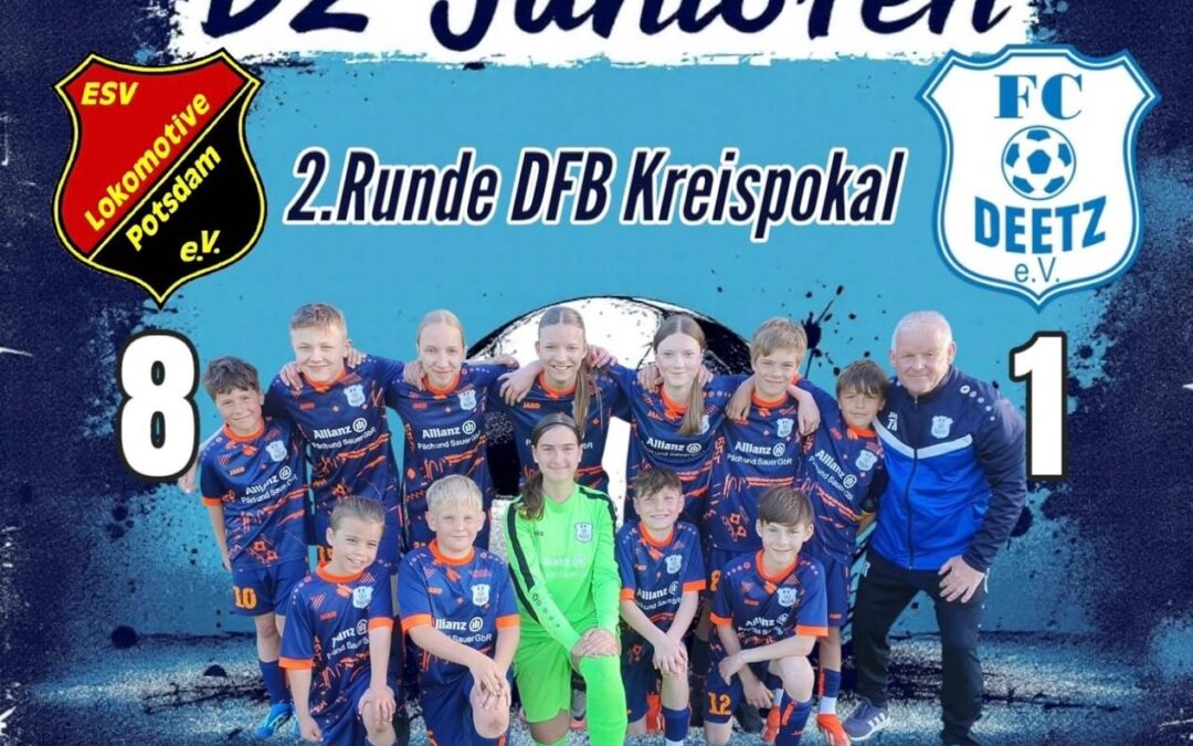 Aus in Runde 2 – D2-Junioren scheitern bei der Lok aus Potsdam