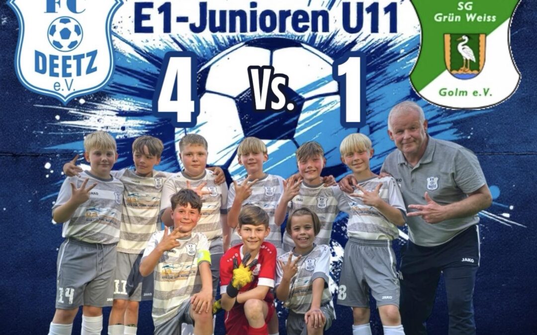 E1-Junioren holen 3 Punkte im Heimspiel