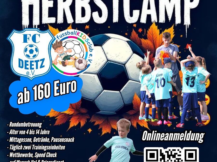 Herbstcamp 2025 – 60 Kinder, 4 Tage voller Fußball, Abenteuer & Teamgeist!