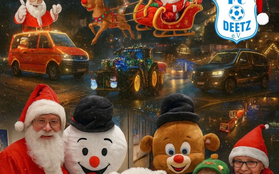 6. Weihnachtsparade, Weihnachtssingen und Weihnachtsmarkt am 13. und 14.12.2025 im Deetzer Parkstadion