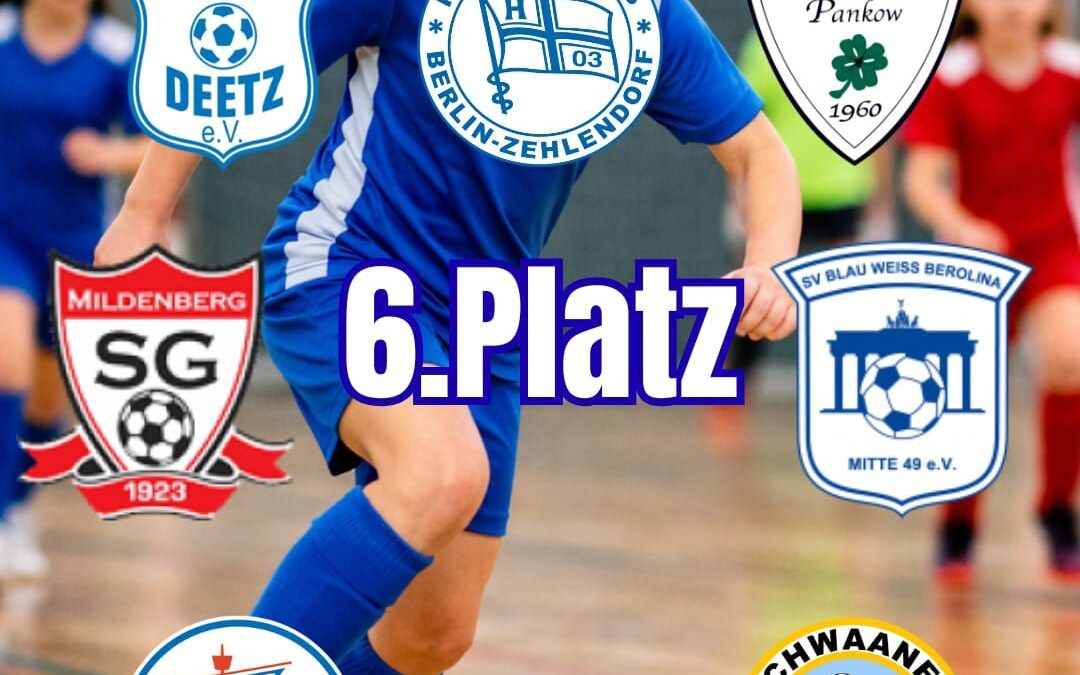 Mädchenmannschaft belegt Platz 6 beim Zehlendorfer Budenzauber