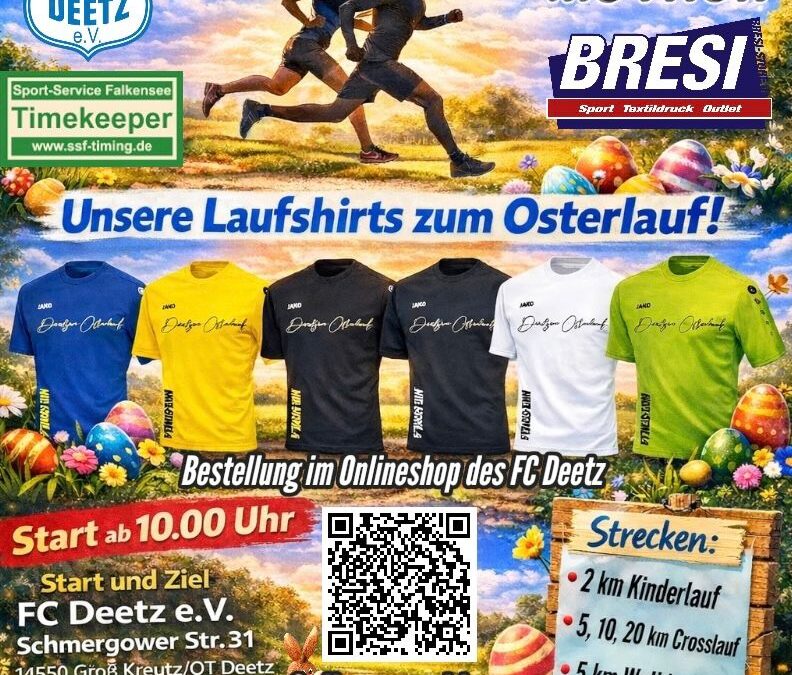 23. Deetzer Osterlauf 2026 – Tradition trifft Leidenschaft