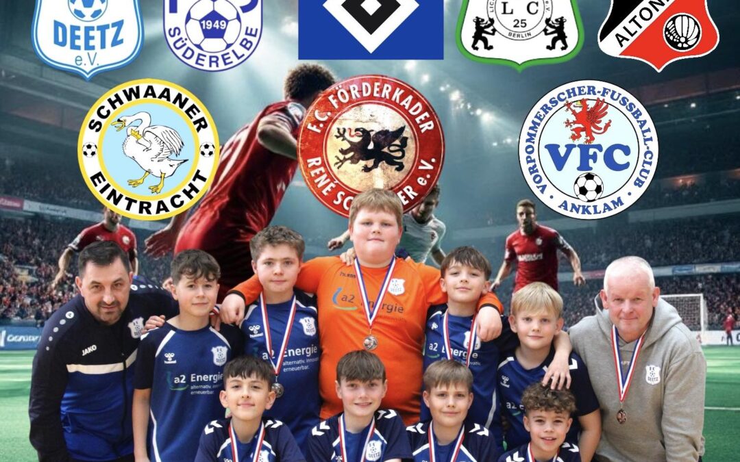 U13 des FC Deetz belegt starken 6. Platz beim HTL Energy Cup 2026 in Rostock