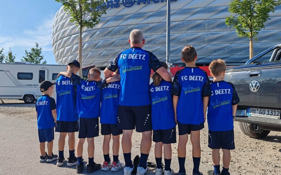 U9-Junioren des FC Deetz erleben ein unvergessliches Fußballwochenende in München